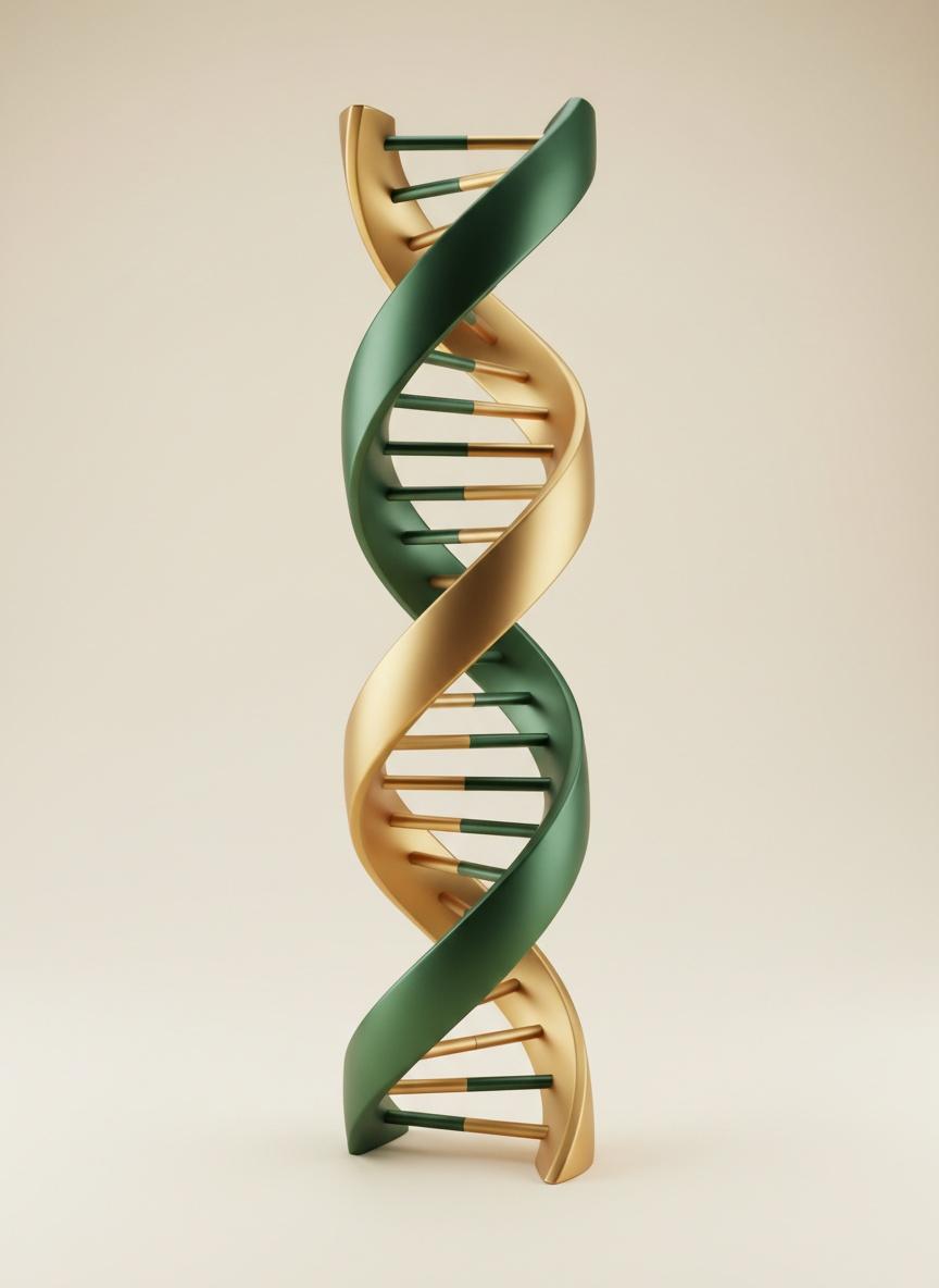 Modern DNA strand background